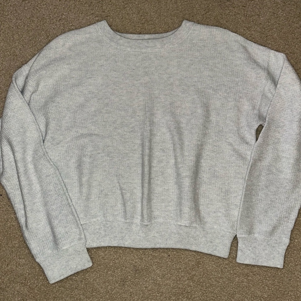 Vince Light Gray Women's Crew Neck Sweater